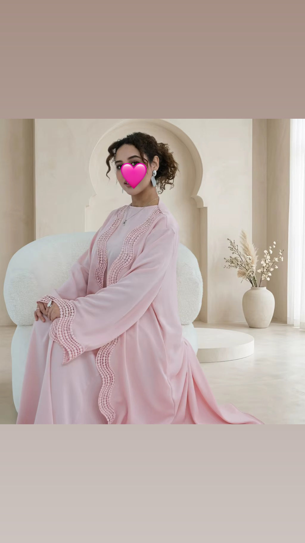 LEILA — Ensemble abaya 2 pièces