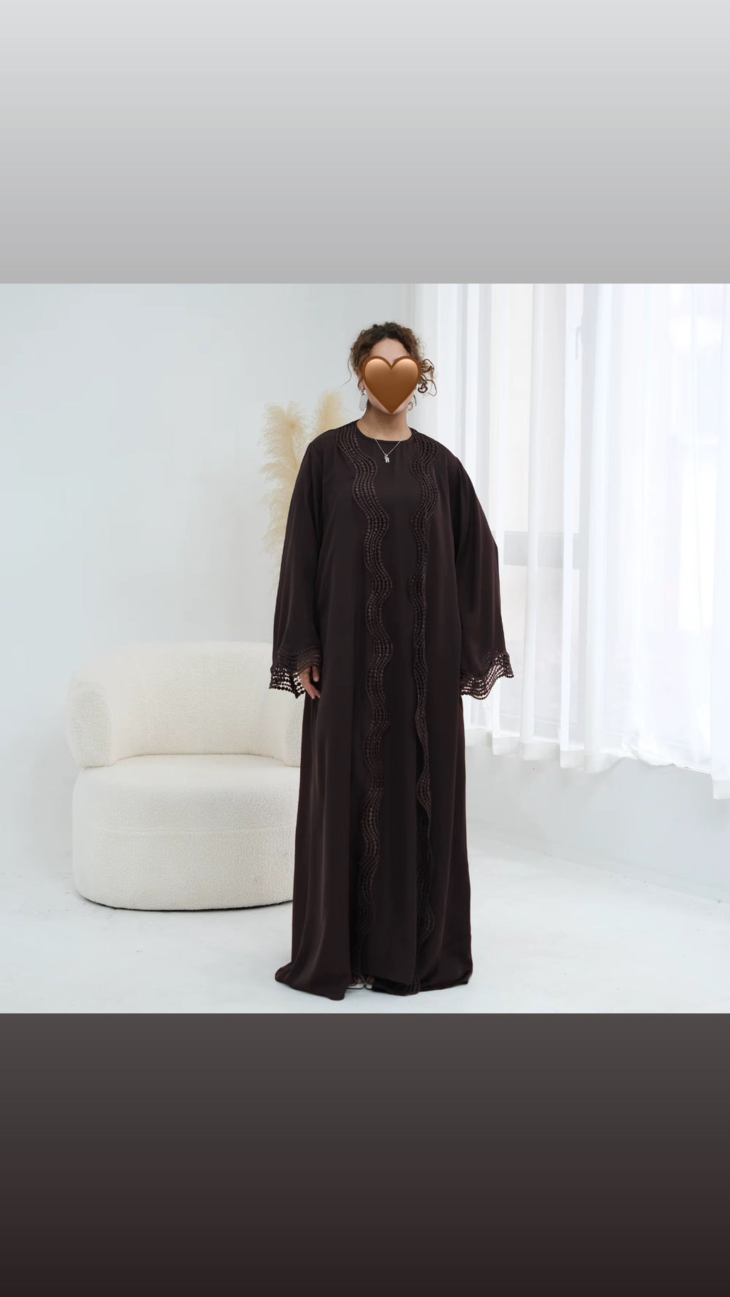 LEILA — Ensemble abaya 2 pièces
